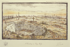 A Cemetery on Vimy Ridge by Frederick Thwaites Bush