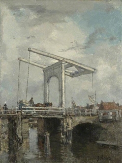 A Drawbridge in a Dutch Town by Jacob Maris