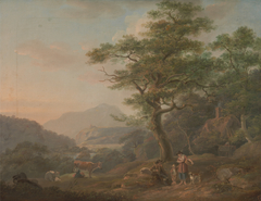 A Landscape with Figure by Nicholas Pocock