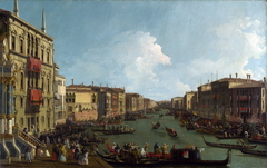 A Regatta on the Grand Canal by Canaletto