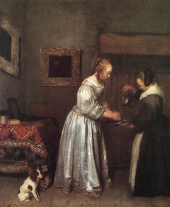 A Woman Washing Her Hands by Gerard ter Borch