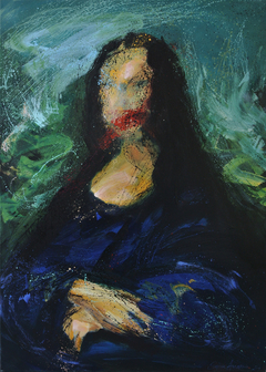 Abstract Mona LIsa by Sophia Anastasia