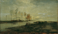 An der Thaya bei Lundenburg II by Emil Jakob Schindler