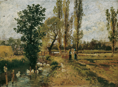 Bach Landscape by Theodor von Hörmann