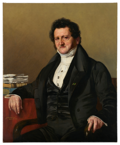 Bankier David Seligmann, Freiherr von Eichthal by Franz Xaver Winterhalter