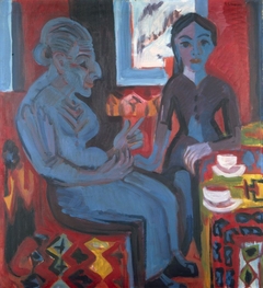 Bäuerin mit Kind by Ernst Ludwig Kirchner