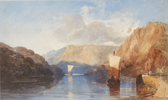 Blasting St. Vincent's Rock, Clifton by John Sell Cotman