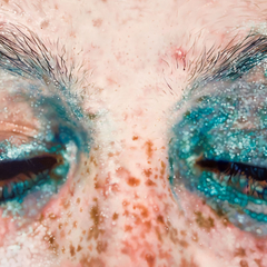 Blue Poles by Marilyn Minter