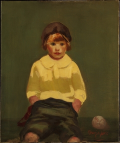 Boy with Baseball by George Luks