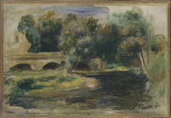 Bridge Over a River by Auguste Renoir