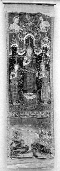 Buddha with Two Attendants (?) by anonymous painter