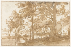 Buiten het Westeinde van Den Haag by Jan de Bisschop