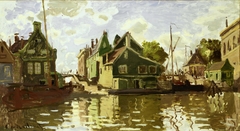 Canal in Zaandam by Claude Monet