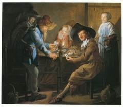 Card Players by Lamplight by Jan Miense Molenaer