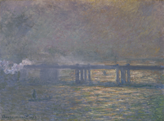 Charing Cross Bridge by Claude Monet