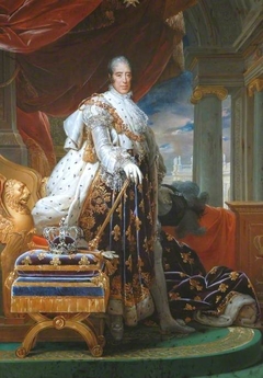 Charles X (1757-1836), in His Coronation Robes by François Gérard