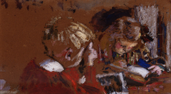 Children Reading by Édouard Vuillard