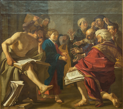 Christ among the Doctors by Dirck van Baburen