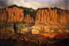 Cliff Mine. Lake Superior by Robert S. Duncanson