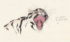 clouded leopard by Mina Milk