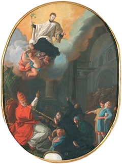 Consecration of Aloysius Gonzaga as patron saint of youth by Francisco de Goya