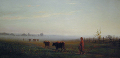 Cool Morning on the Prairie by Junius R Sloan