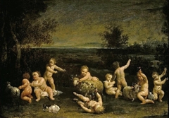 Cupids Frollicking by Giuseppe Maria Crespi