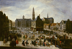 Dam square, Amsterdam (copy) by Jacob van der Ulft