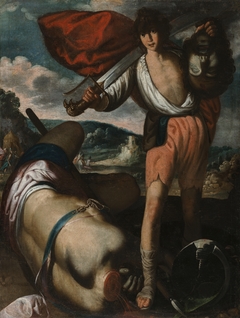 David con la cabeza de Goliath by Juan Luis Zambrano