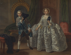 David Garrick and Mrs. Pritchard in Benjamin Hoadley's "The Suspicious Husband" by Francis Hayman