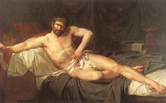 Death of Cato of Utica by Guillaume Guillon-Lethière