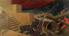 Destruction, sketch by Akseli Gallen-Kallela