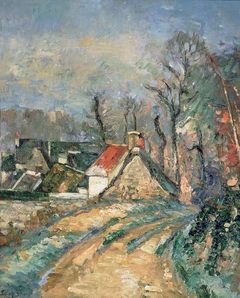 Detour in Auvers by Paul Cézanne