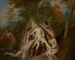 Diana and Her Nymphs Bathing by Jean François de Troy