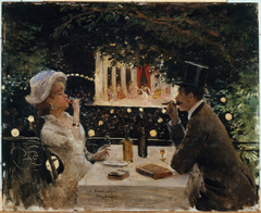 Dîner aux Ambassadeurs by Jean Béraud