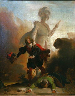 Don Juan et la statue du commandeur by Alexandre-Évariste Fragonard