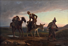 Don Quixote’s first ride home by Wilhelm Marstrand