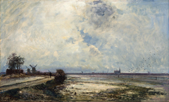 Dutch Landscape by Johan Jongkind