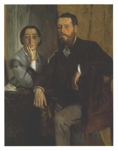 Edmondo and Thérèse Morbilli by Edgar Degas