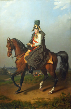 Equestrian Portrait of Franz I (1768-1835) by Johann Peter Krafft