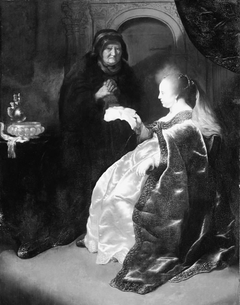 Esther reading Haman's Decree of the Extermination of the Jews by Salomon Koninck