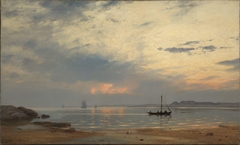 Evening at Hvaler by Amaldus Nielsen