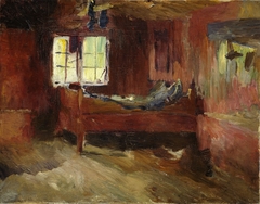 Farm Interior, Strålsjøhaugen by Harriet Backer