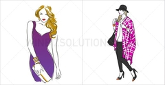 Fashion illustration services by Steve George