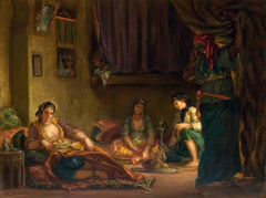 Femmes d'Alger dans leur intérieur by Eugène Delacroix
