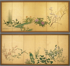 Flowers and Plants of the Four Seasons by Yamaguchi Soken