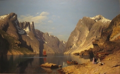 From the Romsdal Fjord, 1875 by Adelsteen Normann