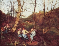 Frühling im Wienerwald by Ferdinand Georg Waldmüller