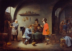 Gambling Scene at an Inn by David Teniers the Younger