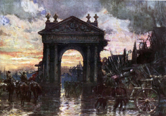 Gate of St. Martin, Ypres by Alfred Bastien